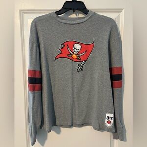Gray Buccaneers Long Sleeve Shirt